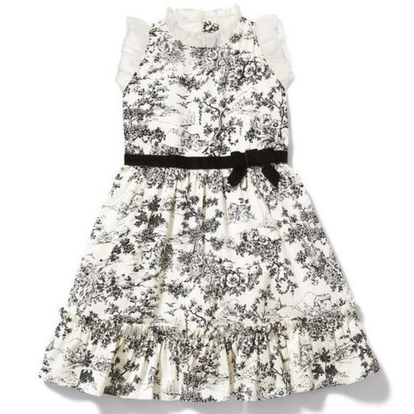 Janie and Jack Other - Janie and Jack RUFFLE TRIM TOILE DRESS Size 7